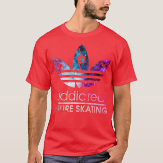 Camiseta Figura patinando galáxia viciada