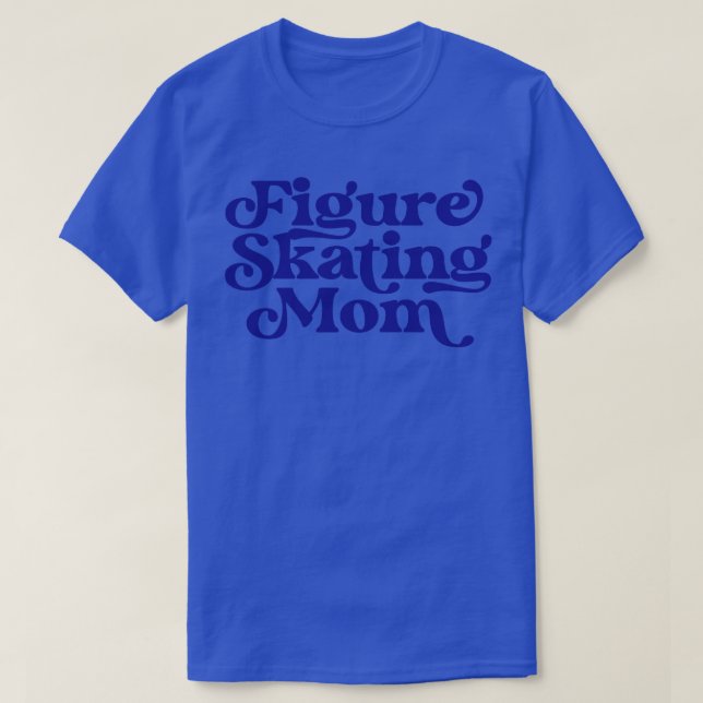 Camiseta Figura Patinando Mãe Skate De Gelo Mãe Mota Dançan (Frente do Design)