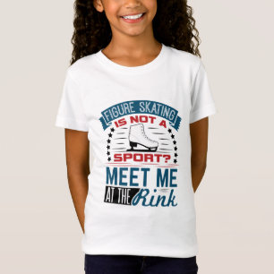 Camiseta Figura patinando não é um esporte me encontra na p