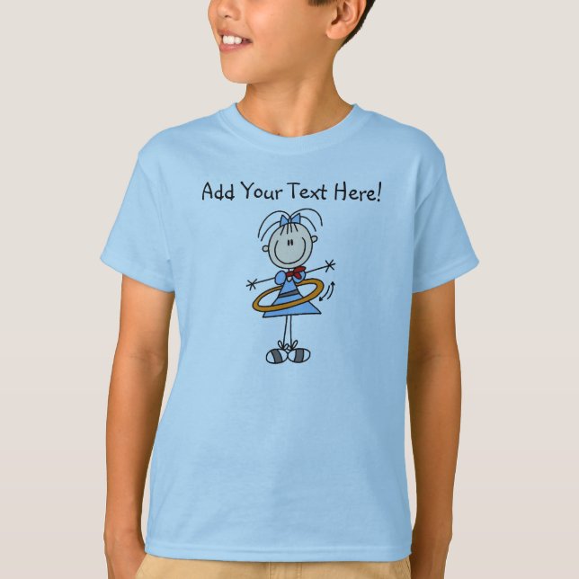 Camiseta Figura personalizada t-shirt da vara da aro de (Frente)