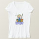Camiseta Figura pesca da vara da menina (Frente do Design)
