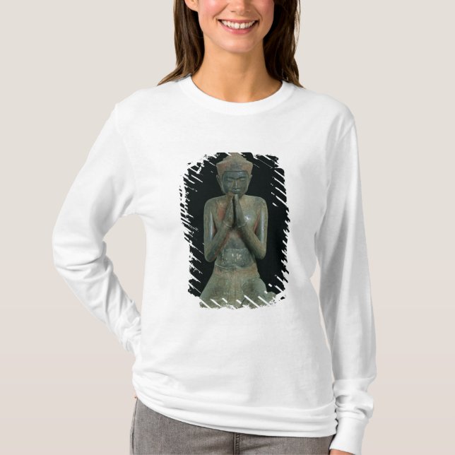 Camiseta Figura Praying do ajoelhamento (Frente)