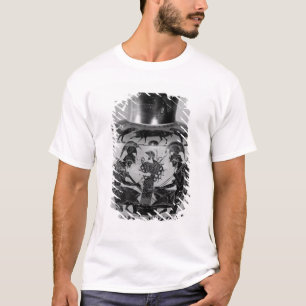 Camiseta Figura preta hydra do sótão