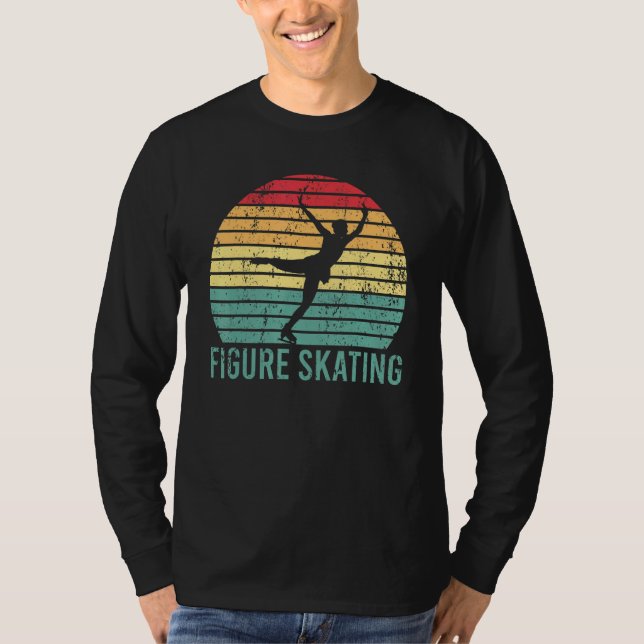 Camiseta Figura Retrô Patinando Vintage Skater Ice Ska (Frente)