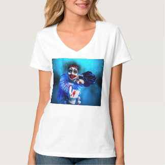 Camiseta figura sinistra de palhaço de Halloween do Slipper