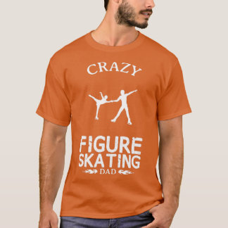 Camiseta Figura Skating Pai Funny Design Para Presente
