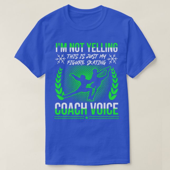Camiseta Figura Sking Coach Voice (Frente do Design)