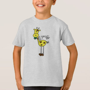 Camiseta Figura t-shirt da vara do girafa