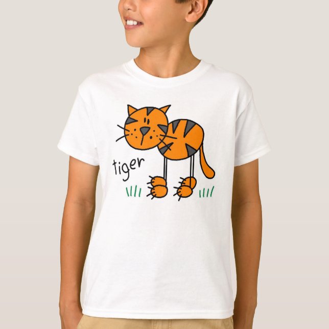 Camiseta Figura tigre da vara (Frente)