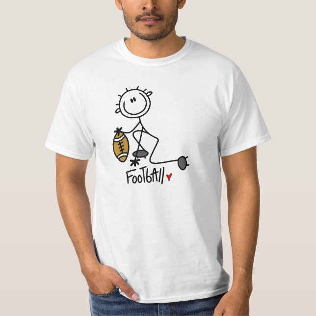 Camiseta Figura Tshirt da vara do valor do jogador de (Frente)
