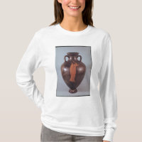 Figura vermelha amphora do sótão