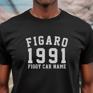 Camiseta Figuras 1991 Figaro Car Name