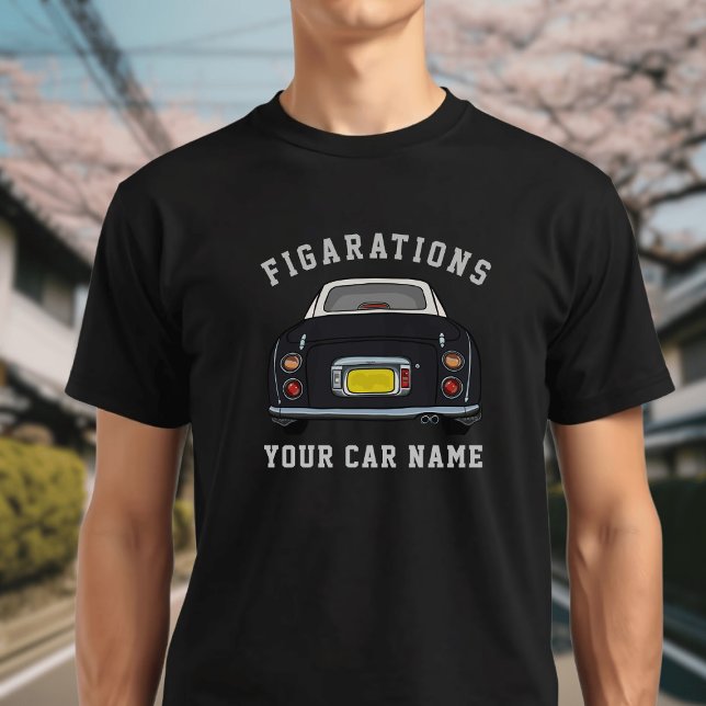 Camiseta Figuras Black Figaro Car Name T-shirt (A fun black figgy t-shirt with space for your name or car name. )