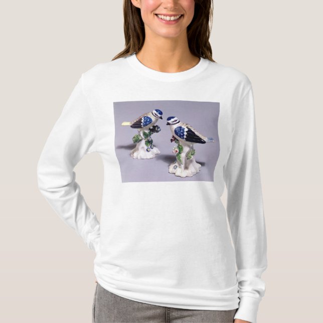 Camiseta Figuras de Derby dos bluetits, c.1760 (Frente)