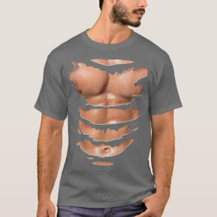 Camiseta Figuras de Dias de as Bruxas engraçados Musculares
