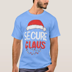 Camiseta Figuras de Natal do Secure Santa Claus