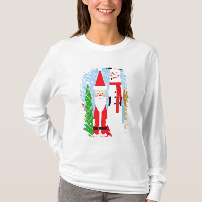 Camiseta Figuras do Natal (Frente)