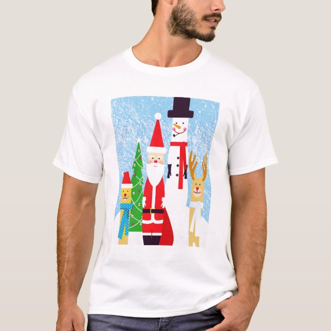 Camiseta Figuras do Natal (Frente)