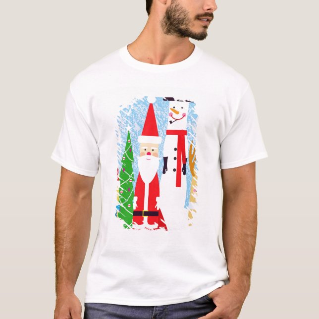 Camiseta Figuras do Natal (Frente)