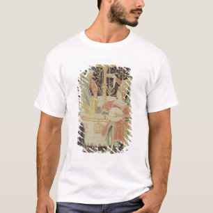 Camiseta Figuras em torno de uma fonte