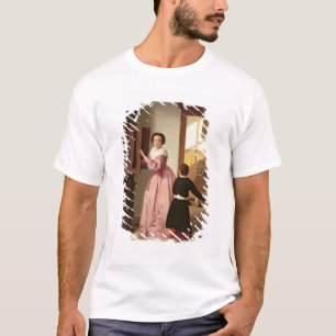 Camiseta Figuras em um Laundryroom, 1864 (óleo em canvas)