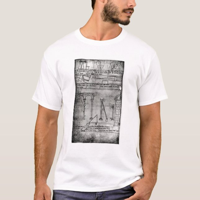 Camiseta Figuras geométricas para a construção (Frente)