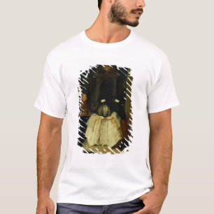 Camiseta Figuras mascaradas em uma casa Venetian do café