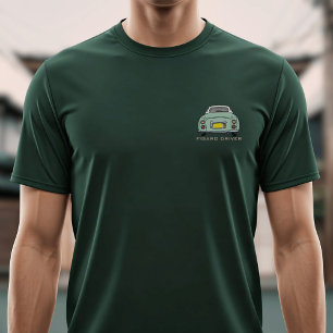 Camiseta Figuras Nome do driver do Emerald Green Figaro