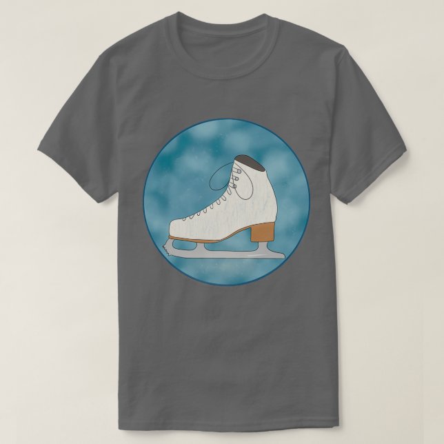 Camiseta Figure Skate in Snow (Frente do Design)