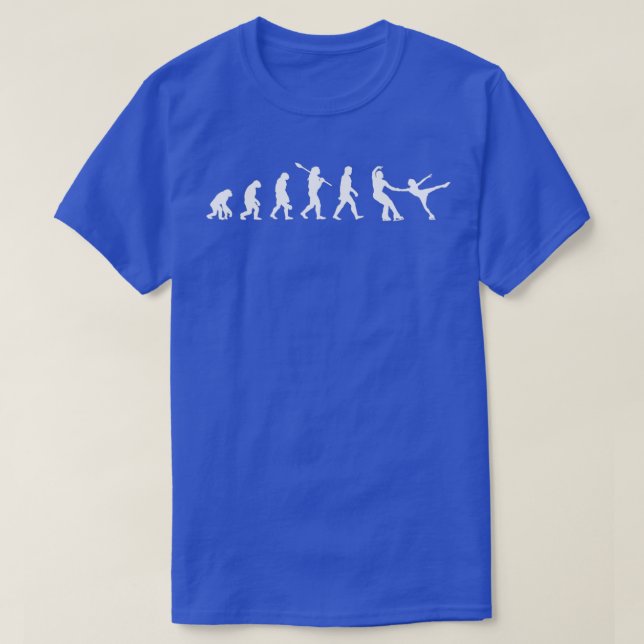 Camiseta Figure Skaters Human Evolution Darwin (Frente do Design)