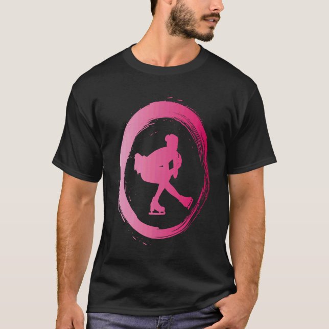Camiseta figure skating dance ice skate figure skater (Frente)