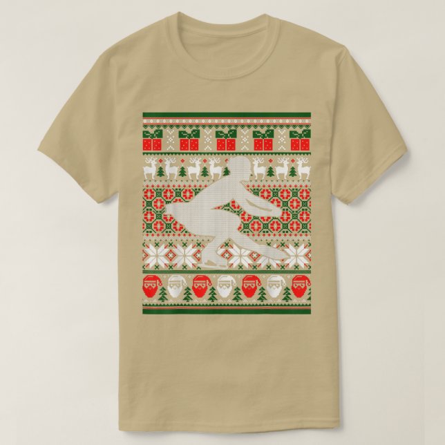 Camiseta Figure Skating Dancer Ice Skate Dancing Happy Holi (Frente do Design)