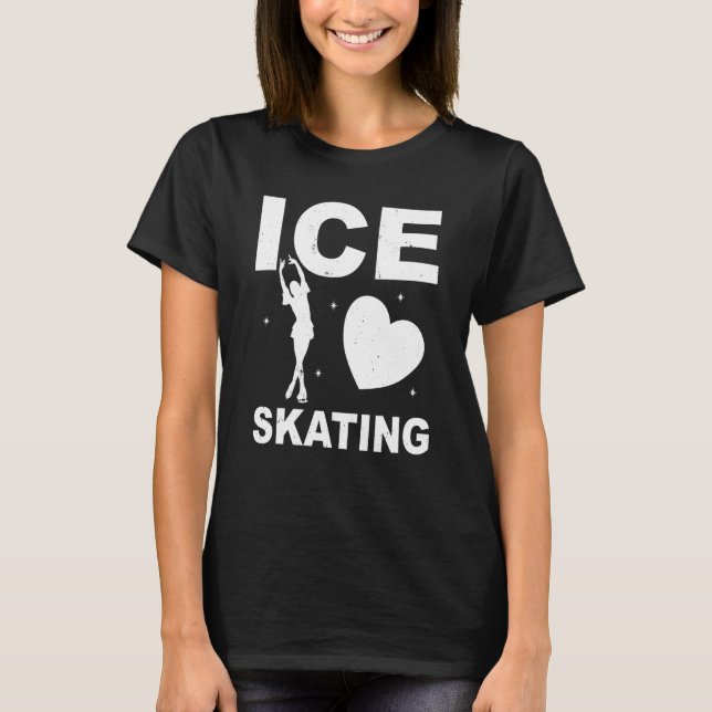 Camiseta Figure Skating Ice Skating Girls Figure Skating  1 (Frente)