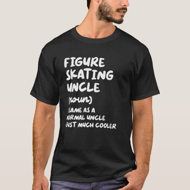 Camiseta Figure Skating Uncle Definition   Sports (Frente)