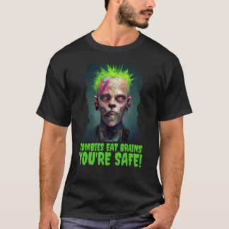 Camiseta Figurino da Festa de Horror do Zombie Punk