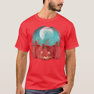 Camiseta Figurino da Lua Cheia Jack O Lantern Creepy