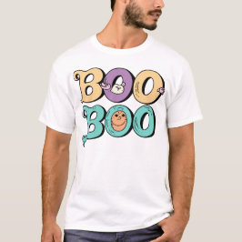 Camiseta Figurino da Tripulação do Halloween Boo