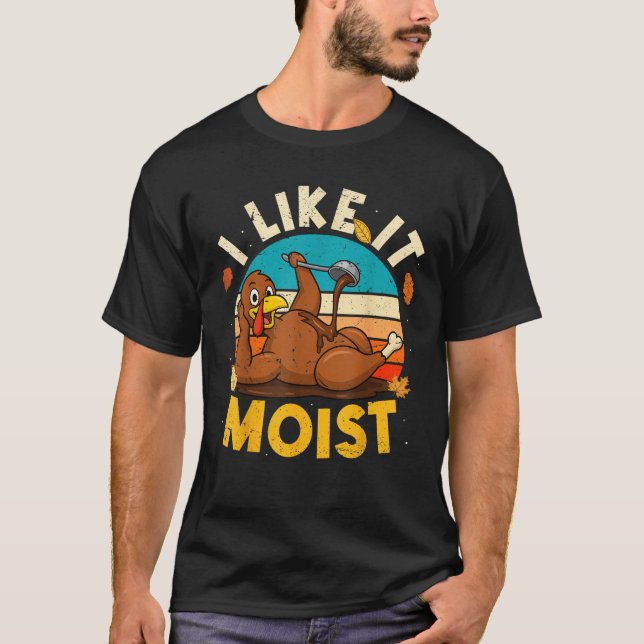 Camiseta Figurino De Ação De Graças Eu Gosto Disso Moga Dia (Frente)