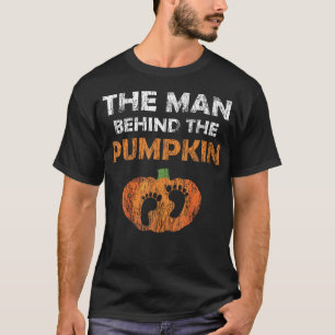 Camiseta Figurino De Ação De Graças Grávida Para Pai Espera