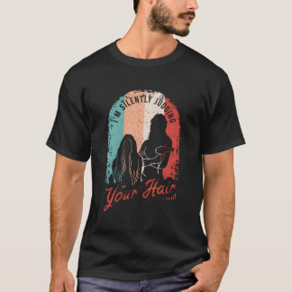 Camiseta Figurino De Barber Para Hairstylist E Hairdresser