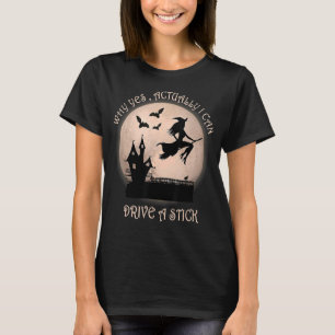 Camiseta Figurino De Bruxa De Halloween Porque Sim Posso Dr