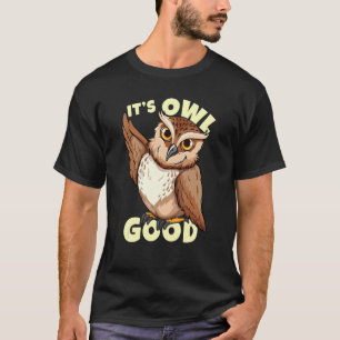 Camiseta Figurino de Coruja de Pássaros É Coruja