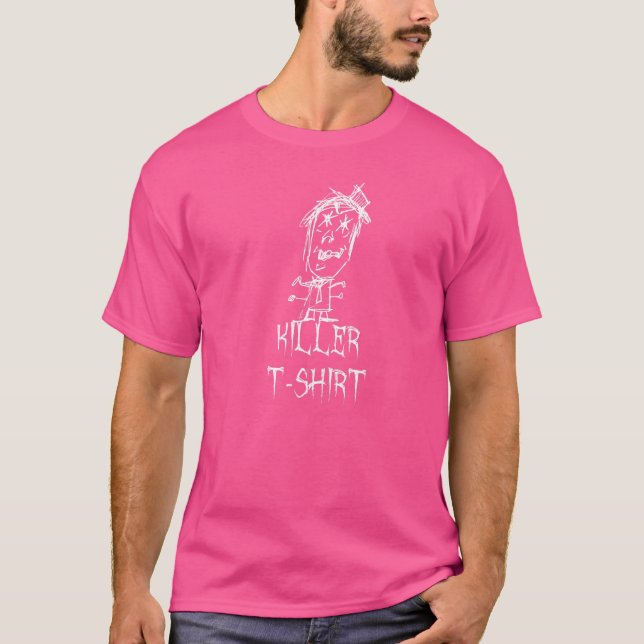 Camiseta Figurino de Halloween da Killer Word 4 (Frente)