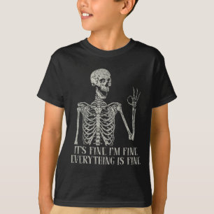 Camiseta Figurino de Halloween é ótimo, eu sou esqueleto fi