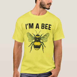 Camiseta Figurino de Halloween Eu sou Bee for Men Women Kid