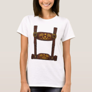 Camiseta Figurino de Halloween - Mens Lederhosen