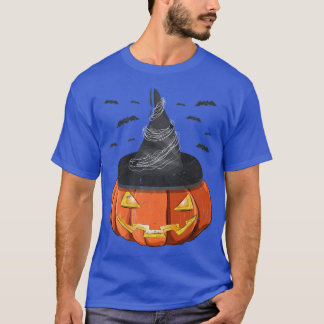 Camiseta Figurino de Halloween Spooky Jack O Lantern Bruxo 