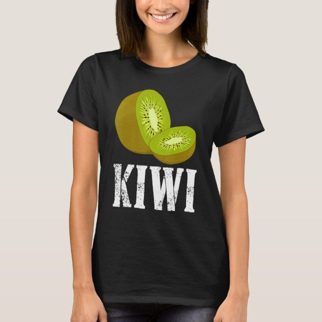 Camiseta Figurino de Kiwi Fruta Kiwi Kiwi Frui (Frente)