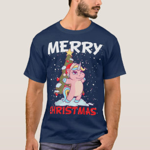 Camiseta Figurino de Natal Figurino de Árvore de Natal Unic