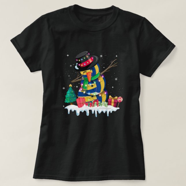 Camiseta Figurino De Neve Para Garoto  (Frente do Design)